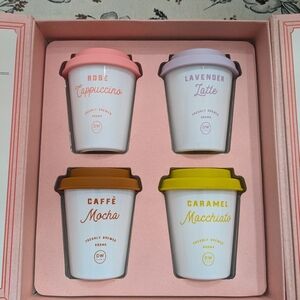 Coffee shop candle set